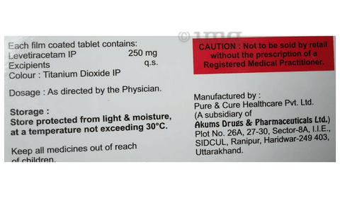 Seiznil 250 Tablet image