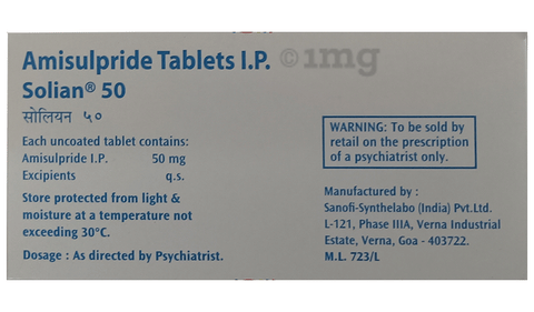 Solian 50mg Tablet image