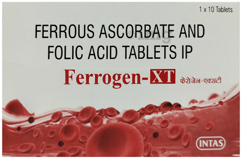 Ferrogen-XT Tablet For Folic acid Deficiency image