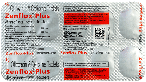 Zenflox-Plus 200 Tablet image