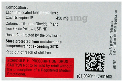 Trioptal 450 Tablet image Trioptal 450 Tablet image