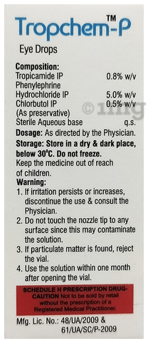 Tropchem-P Eye Drop