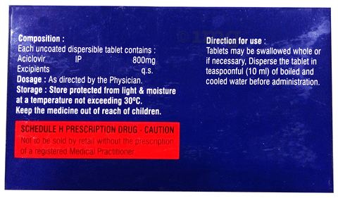 Acylin 800 Tablet DT image