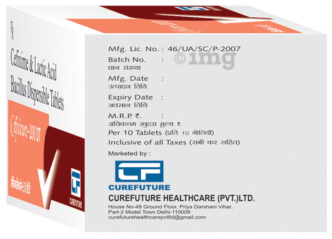 Cefixicure 200 DT Tablet