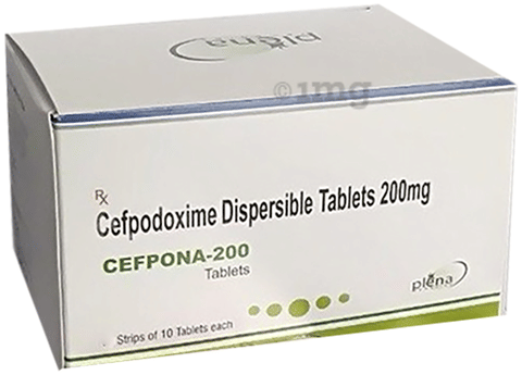 Cefpona 200 Tablet DT image Cefpona 200 Tablet DT image