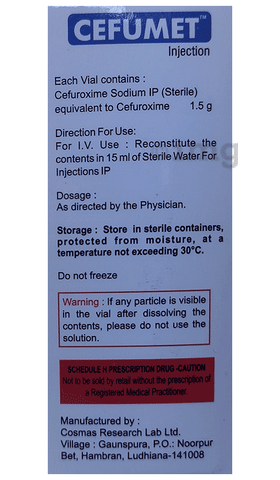 Cefumet Injection image