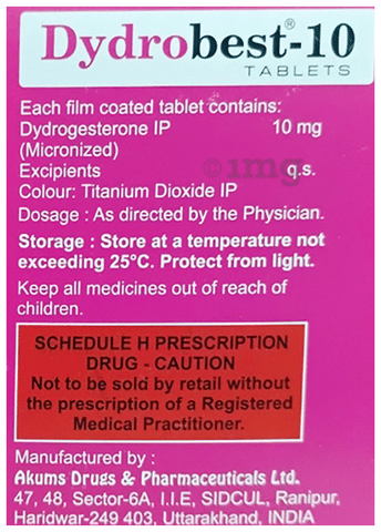 Dydrobest 10 Tablet image Dydrobest 10 Tablet image