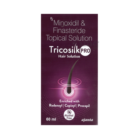 Tricosilk Pro Hair Solution: View Uses, Side Effects, Price and Substitutes  | 1mg
