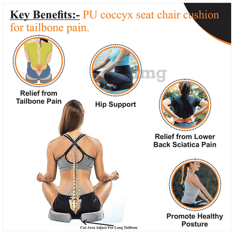 Superfine Comfort Orthopedic Coccyx Seating Cushion for Tailbone