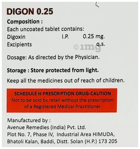 Digon 0.25 Tablet image