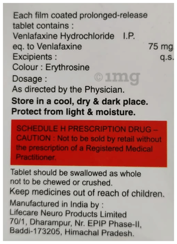 Depravan ER 75 Tablet Tablet PR image