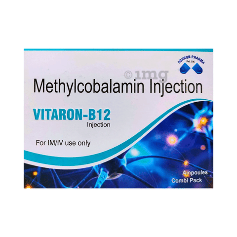 Vitaron-B12 इन्जेक्शन (Vitaron-B12 Injection in Hindi) : उपयोग, दुष्प्रभाव, कीमत सावधानियां और विकल्प देखें