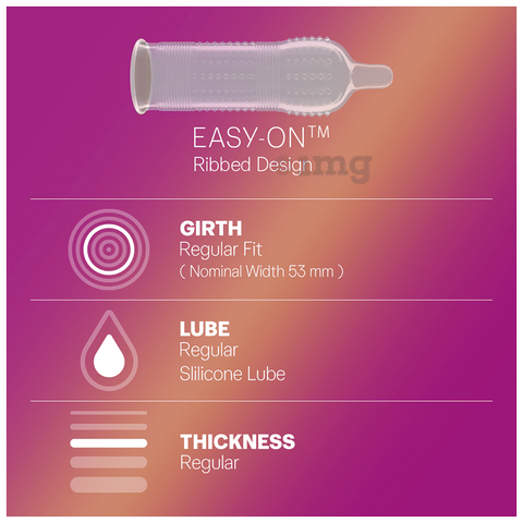 Durex Extra Ribbed Condom image