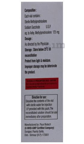 Prednikon 125 Injection image