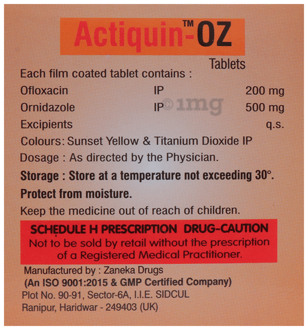 Actiquin-OZ Tablet image Actiquin-OZ Tablet image
