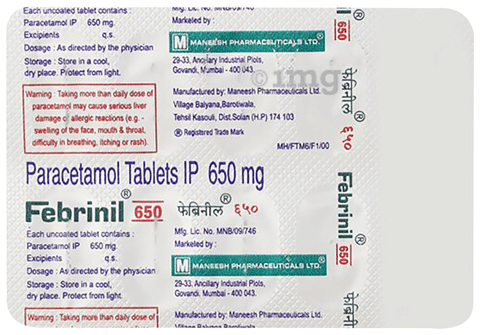 Febrinil 650mg Tablet