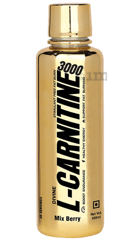 Divine Nutrition L-Carnitine Mix Berries: Buy bottle of 450.0 ml Liquid at  best price in India