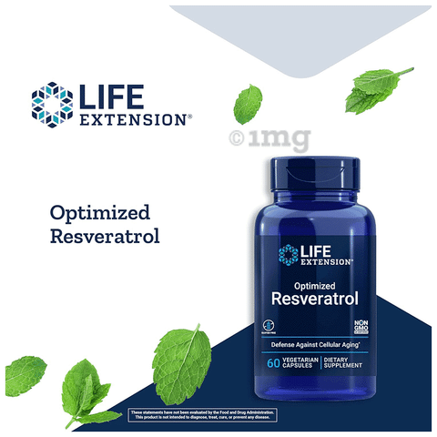 Life Extension Optimized Resveratrol Elite Vegetarian Capsules