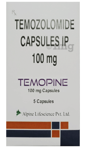 Temopine 100mg Capsule image