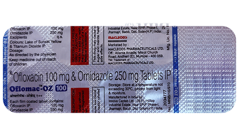 Oflomac-OZ 100 Tablet image Oflomac-OZ 100 Tablet image