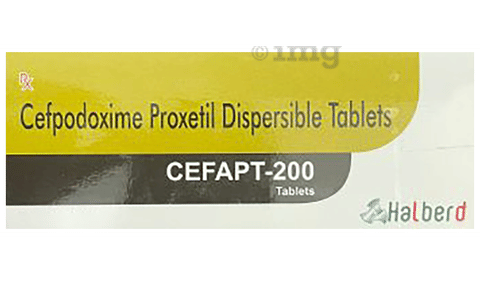 Cefapt 200 Tablet DT image
