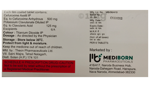 Cealin-CV 625 Tablet image Cealin-CV 625 Tablet image