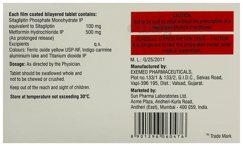 Istamet XR 500 Tablet