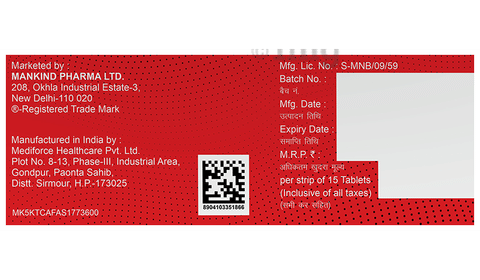 Telmikind 40 Tablet image Telmikind 40 Tablet image