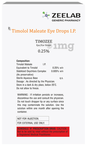 Timozee 0.25% Eye Drop image
