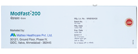 Modfast 200 Tablet image