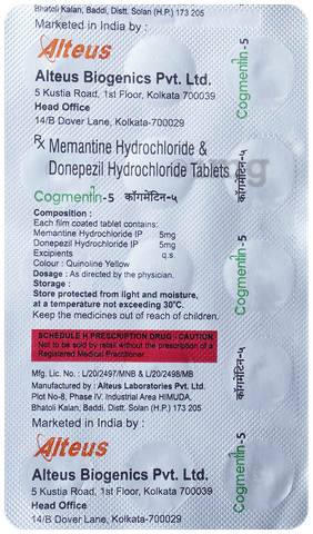 Cogmentin 5mg/5mg Tablet
