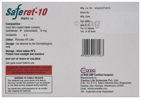 Saferet 10 Tablet
