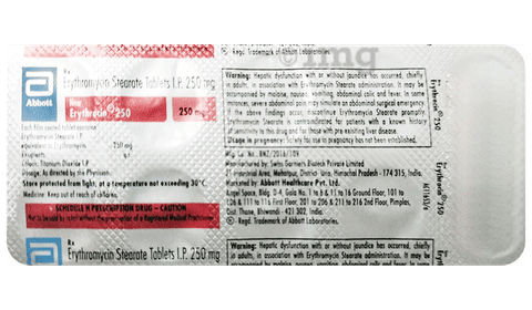 New Erythrocin 250 Tablet image