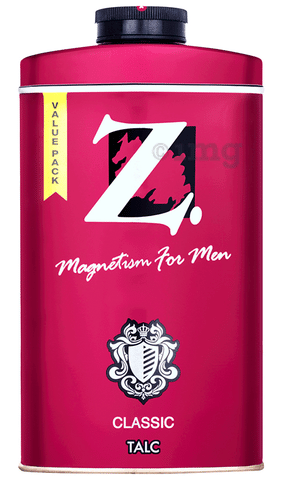 Z Magetism for Men Classic Talc Powder: Buy bottle of 250.0 gm Z Magetism for Men Classic Talc Powder: Buy bottle of 250.0 gm