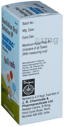 Rantac Infant Syrup Mint image Rantac Infant Syrup Mint image