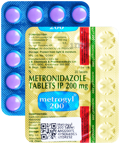 Metrogyl 200 Tablet image Metrogyl 200 Tablet image