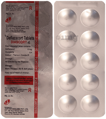 Diascort 6mg Tablet image Diascort 6mg Tablet image