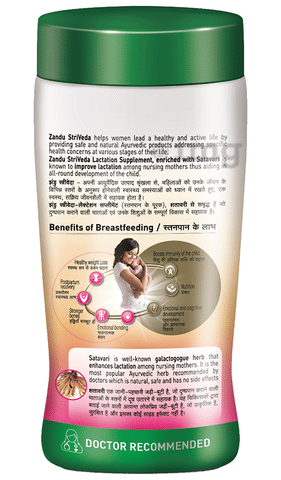 Zandu StriVeda Satavari Lactation Supplement | For Women's Health