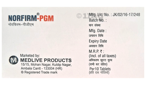 Norfirm-PGM Tablet image