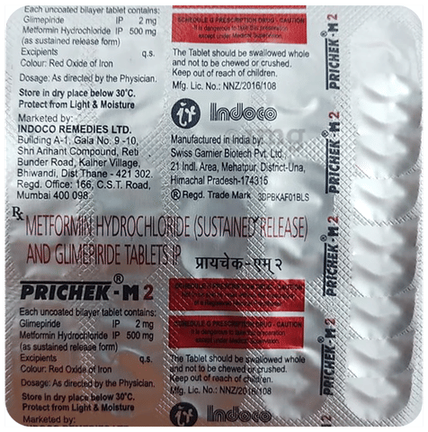 Prichek-M 2 Tablet SR image