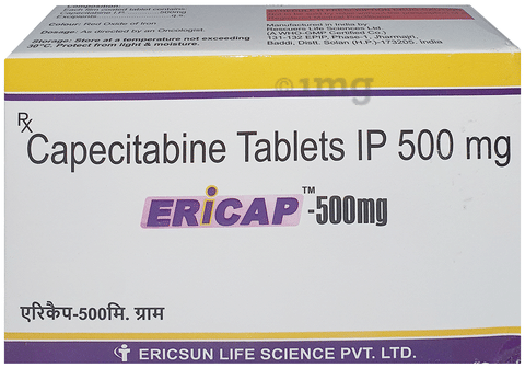एरिकैप 500mg टैबलेट image एरिकैप 500mg टैबलेट image