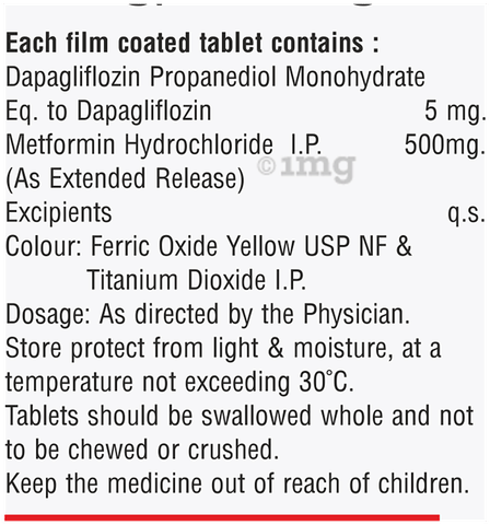 Dapazee M 5/500 ER Tablet image Dapazee M 5/500 ER Tablet image