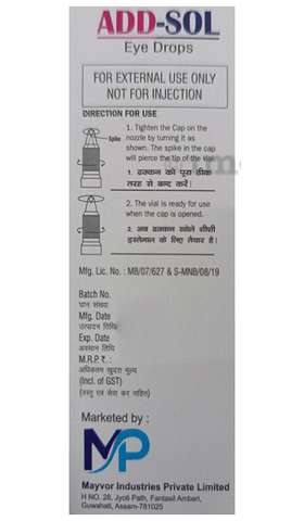 Add-Sol Eye Drop image