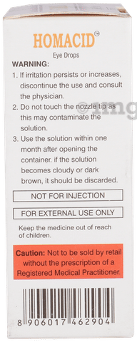 Homacid Eye Drop image