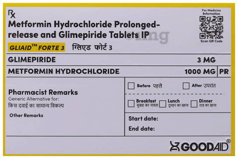 Gliaid Forte 3 Tablet PR