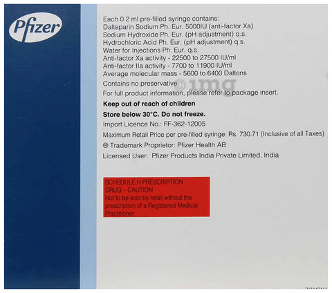 Fragmin 5000IU Injection