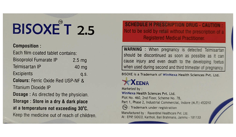 Bisoxe T 2.5 Tablet image