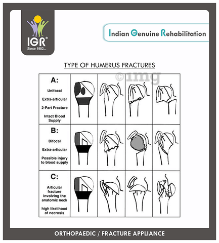 IGR Humerus Brace Grey Large image IGR Humerus Brace Grey Large image