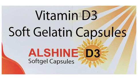 Alshine D3 Softgel Capsule image
