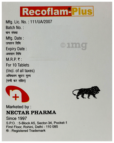 Recoflam-Plus Tablet image